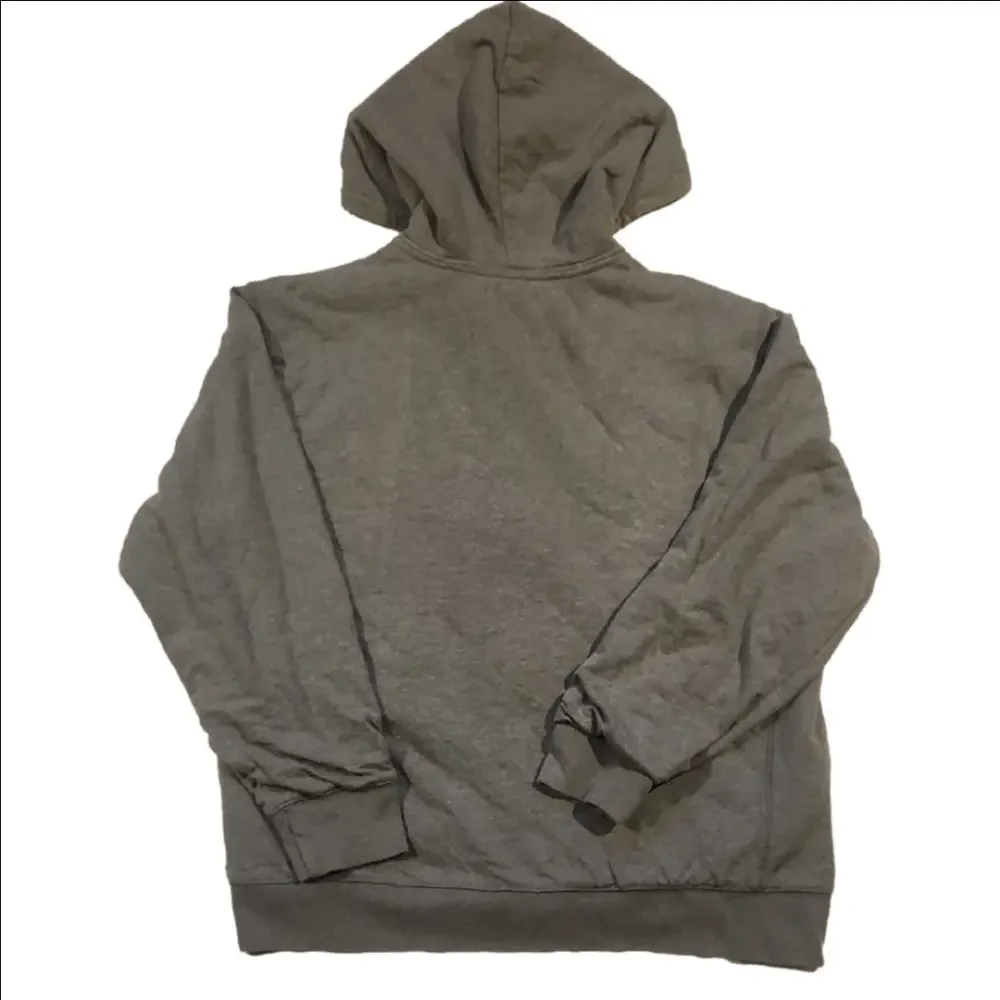 Basic Editions Men's Gray Heavy Zip-Up Hoodie